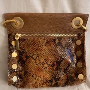 NWOT Hammitt Tony Small Crossbody–Centerpiece Snake/Brushed Gold